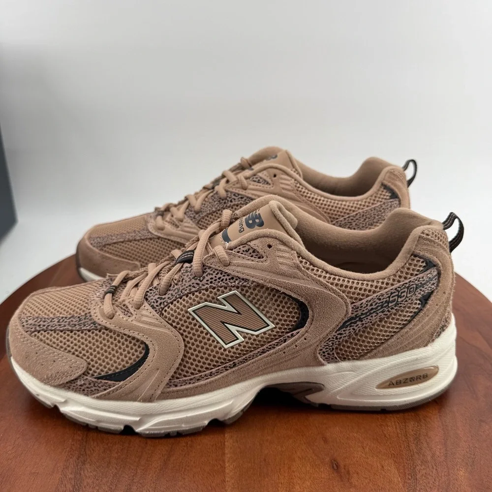 New Balance 530 Sneakers Brown Black Animal Print U530CRA Size Unisex M 10.5/W12
